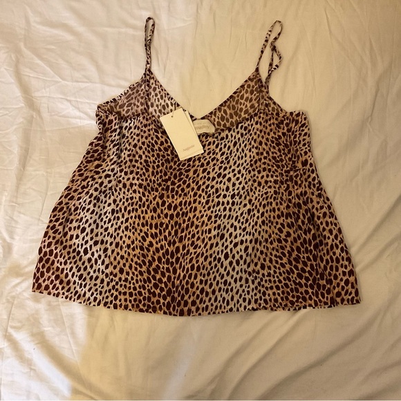 Auguste The Label | Tops | Auguste Cheetah Nico Parker Cami natural size 8 - Picture 4 of 10